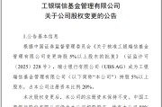 陕西瑞银接棒工银瑞信基金20%股权 积极布局中国市场