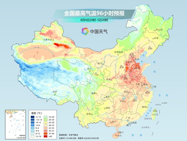 气温弹射起飞！河北、河南、山东部分地区最高气(🚨)温将超过38℃